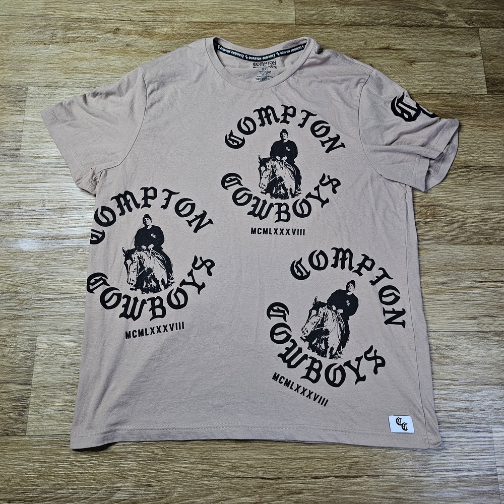 Beige Graphic Tee
